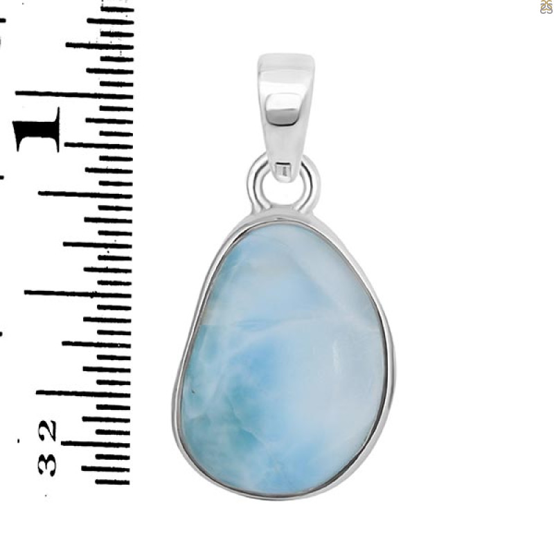 Close Out Larimar Pendant-SP LAR-CO-1-1549