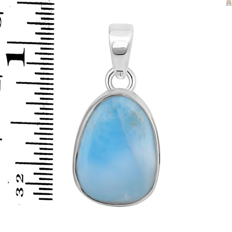 Close Out Larimar Pendant-SP LAR-CO-1-1551
