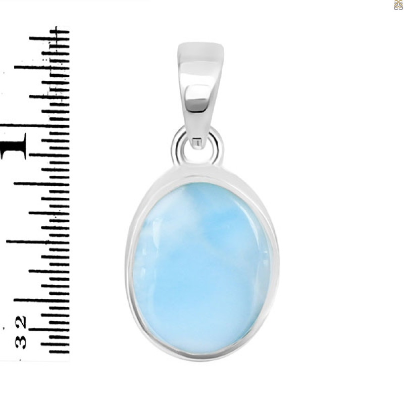 Close Out Larimar Pendant-SP LAR-CO-1-1564