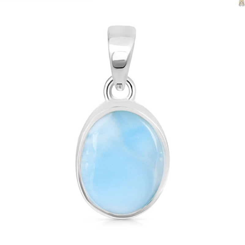 Close Out Larimar Pendant-SP LAR-CO-1-1564