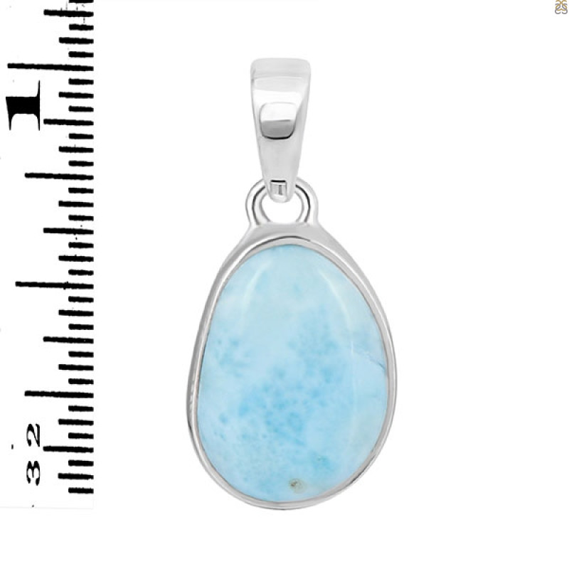 Close Out Larimar Pendant-SP LAR-CO-1-1565