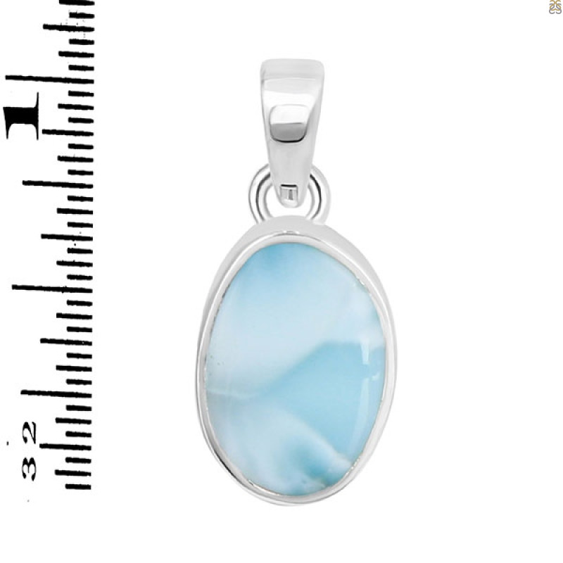 Close Out Larimar Pendant-SP LAR-CO-1-1576