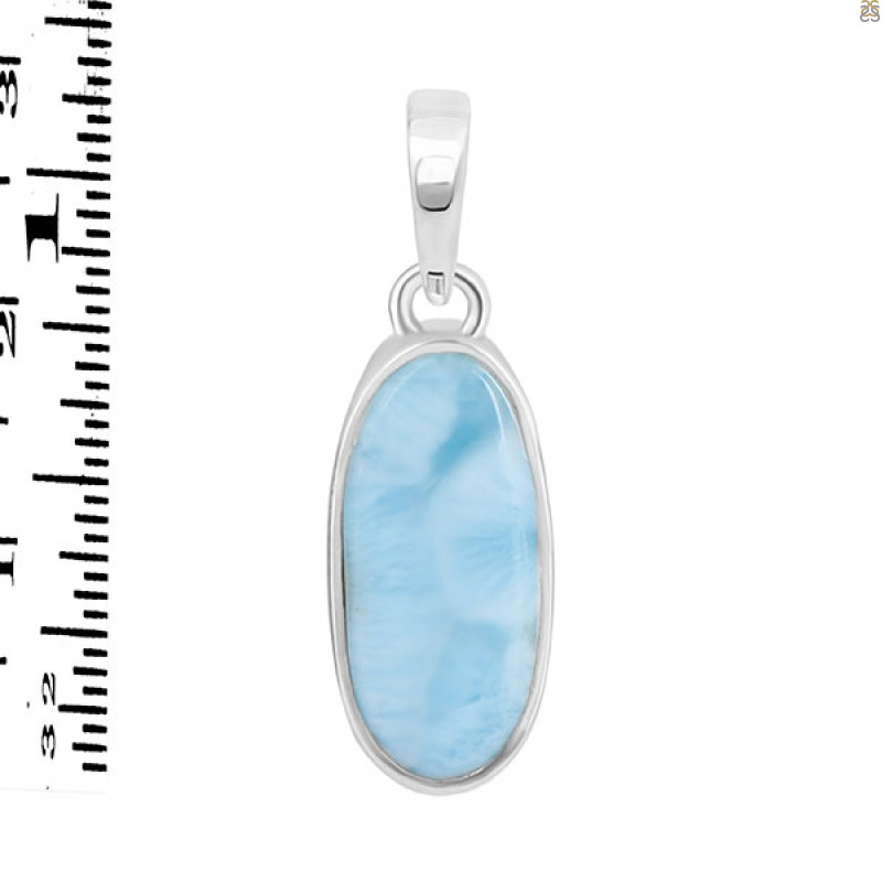 Close Out Larimar Pendant-SP LAR-CO-1-1597