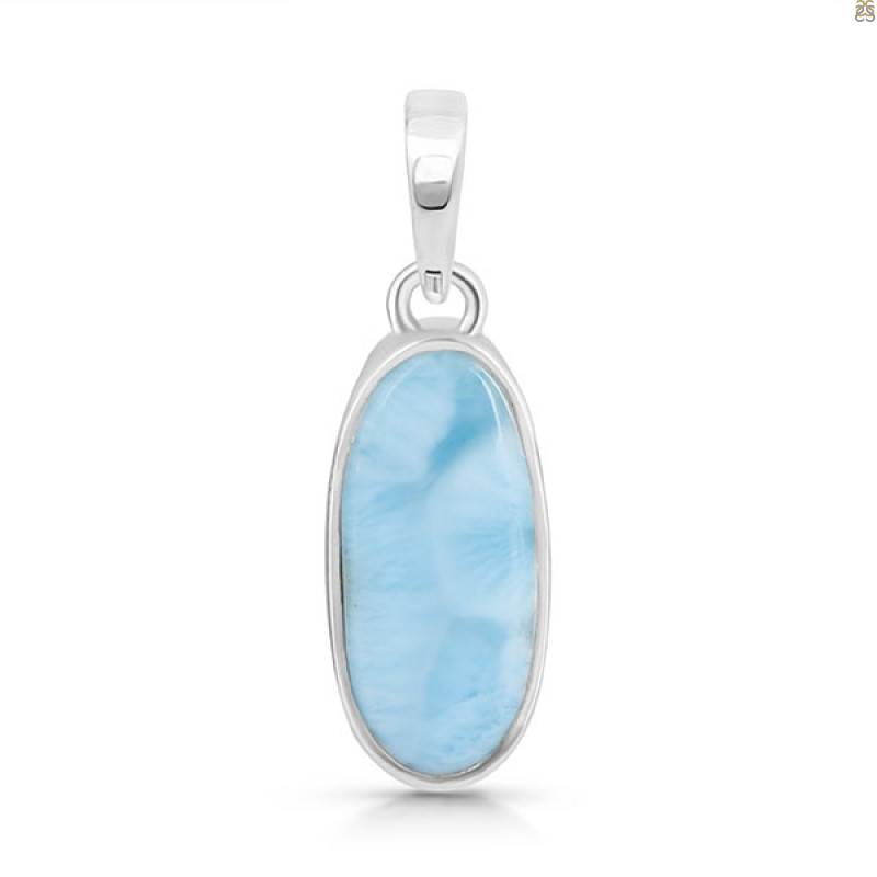 Close Out Larimar Pendant-SP LAR-CO-1-1597