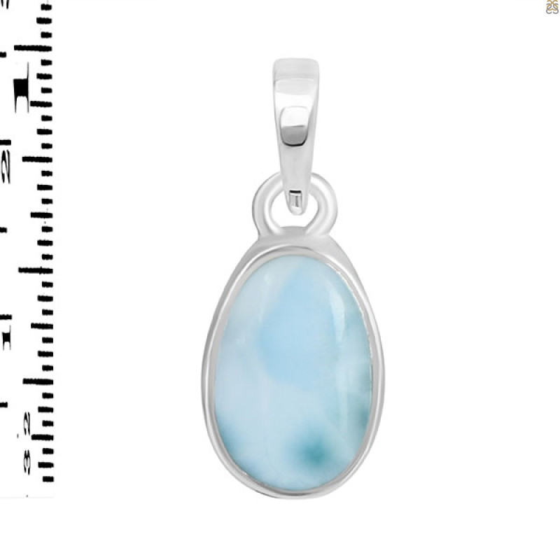 Close Out Larimar Pendant-SP LAR-CO-1-1634