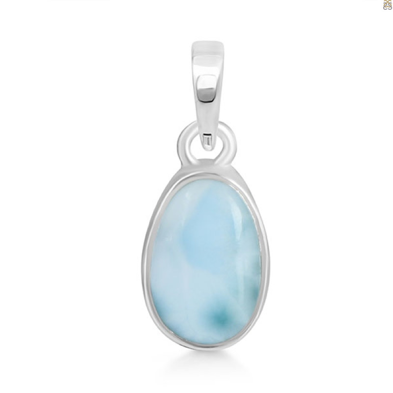 Close Out Larimar Pendant-SP LAR-CO-1-1634
