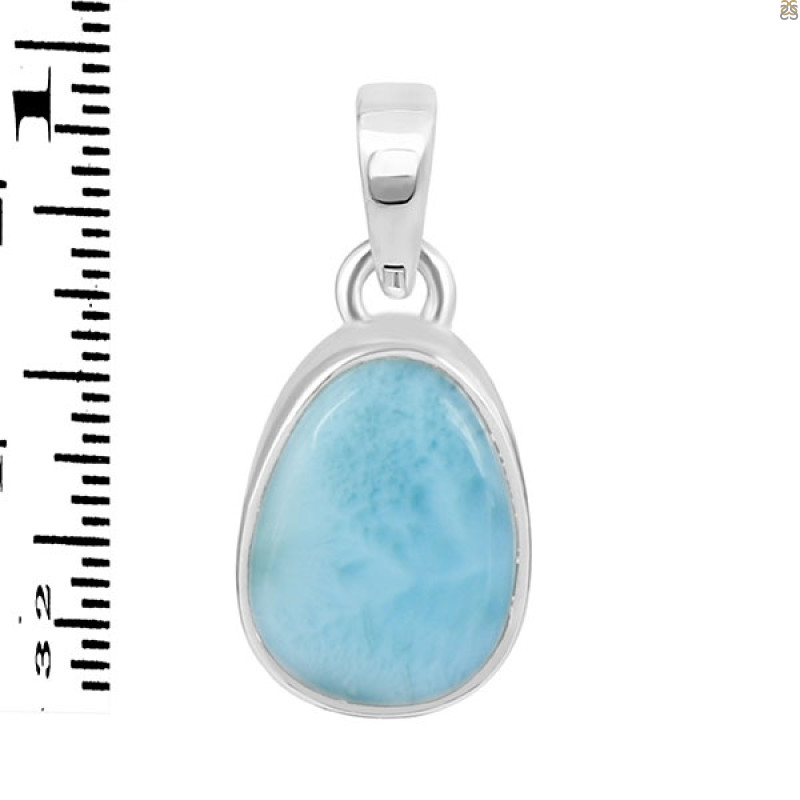 Close Out Larimar Pendant-SP LAR-CO-1-1660