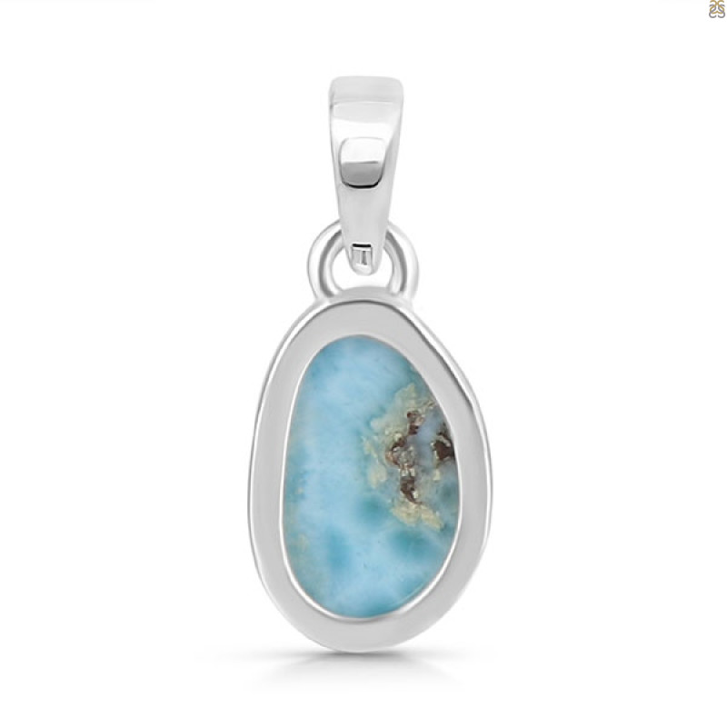 Close Out Larimar Pendant-SP LAR-CO-1-1663