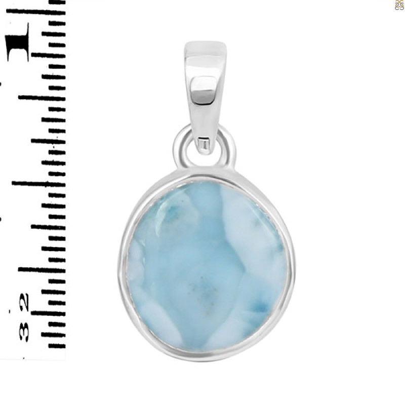 Close Out Larimar Pendant-SP LAR-CO-1-1664