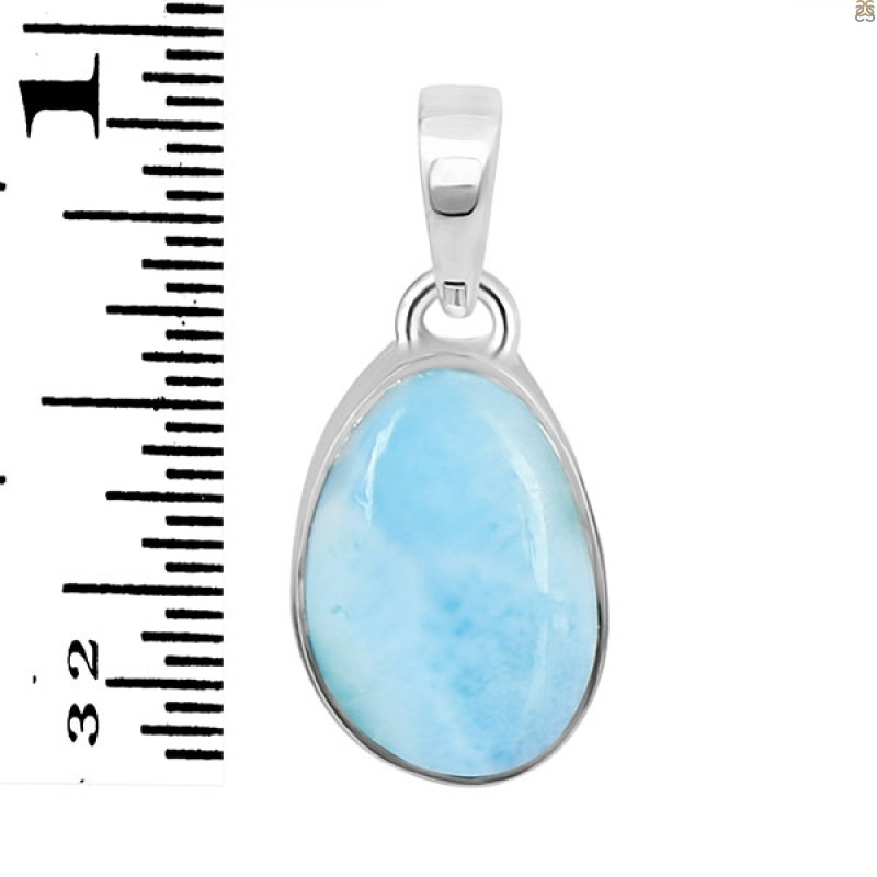 Close Out Larimar Pendant-SP LAR-CO-1-1666