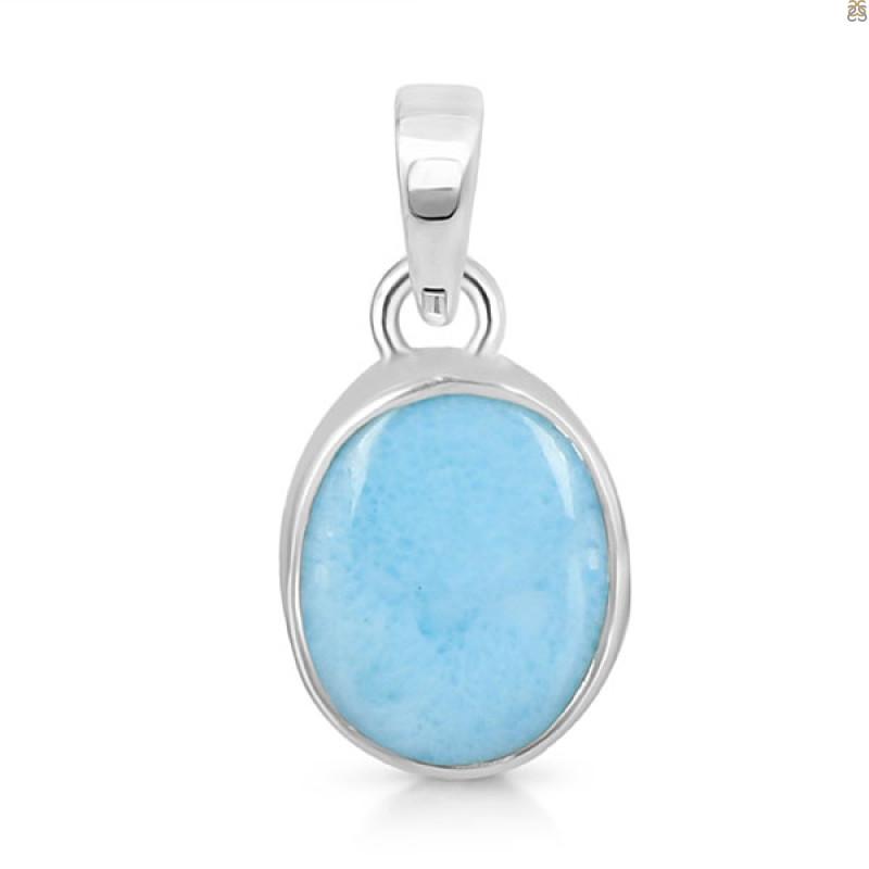 Close Out Larimar Pendant-SP LAR-CO-1-1667