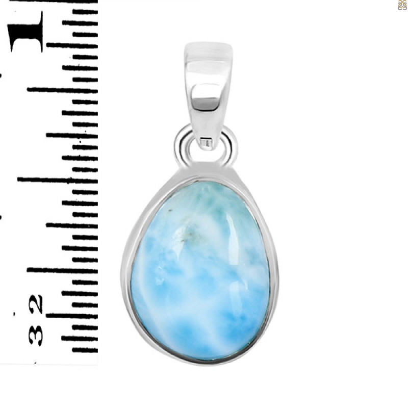Close Out Larimar Pendant-SP LAR-CO-1-1668