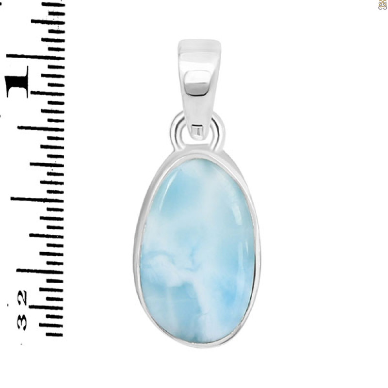 Close Out Larimar Pendant-SP LAR-CO-1-1675