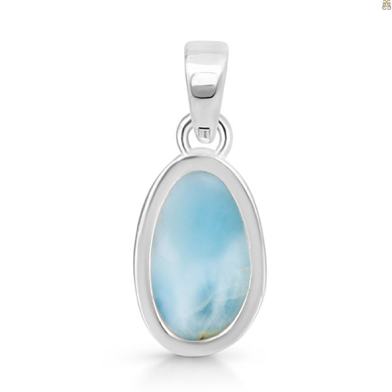 Close Out Larimar Pendant-SP LAR-CO-1-1675