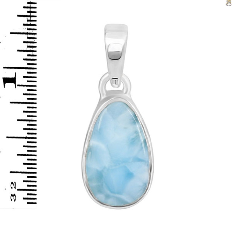 Close Out Larimar Pendant-SP LAR-CO-1-1677