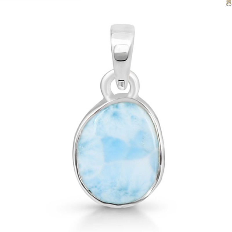 Close Out Larimar Pendant-SP LAR-CO-1-1678