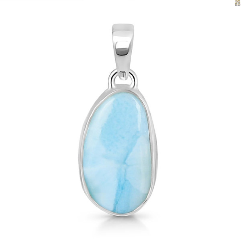 Close Out Larimar Pendant-SP LAR-CO-1-1683
