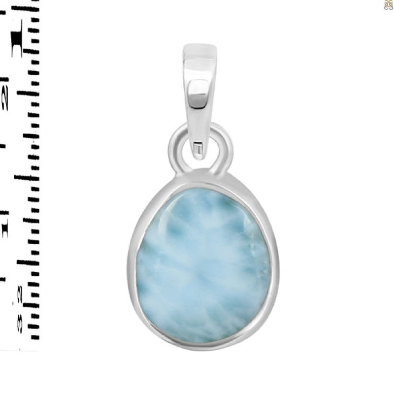 Close Out Larimar Pendant-SP LAR-CO-1-1711