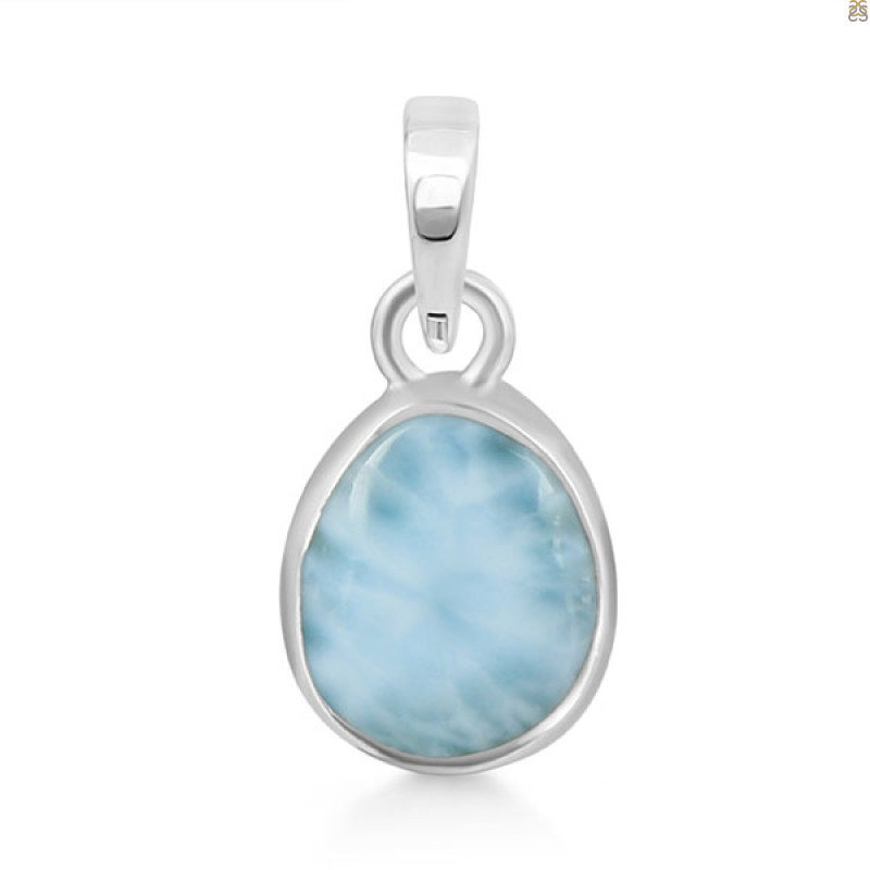Close Out Larimar Pendant-SP LAR-CO-1-1711
