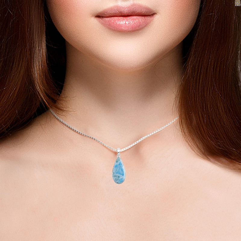Larimar Pendant-SP LAR-1-1815