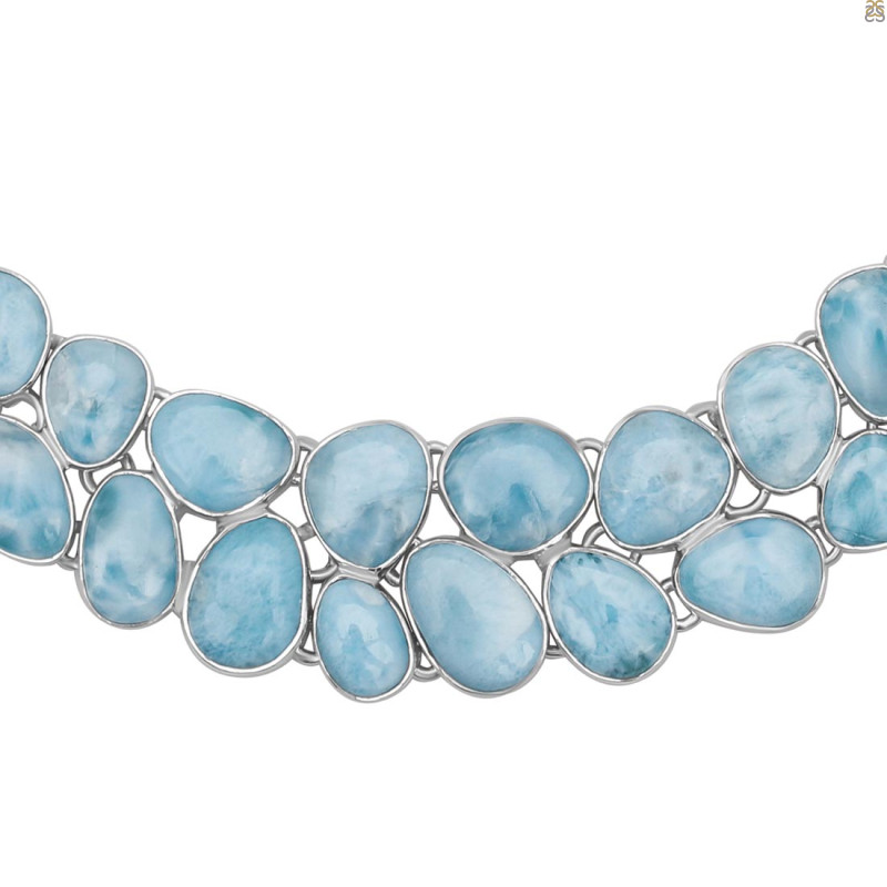 Larimar Necklace-NJ LAR-12-5