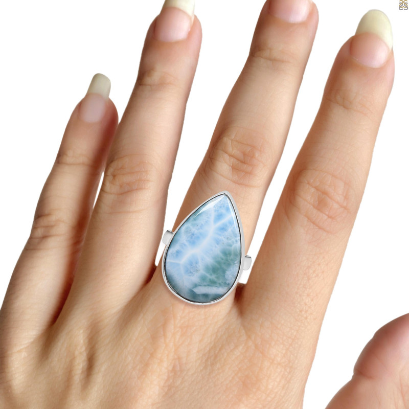 Larimar Adjustable Ring-R LAR-2-4622