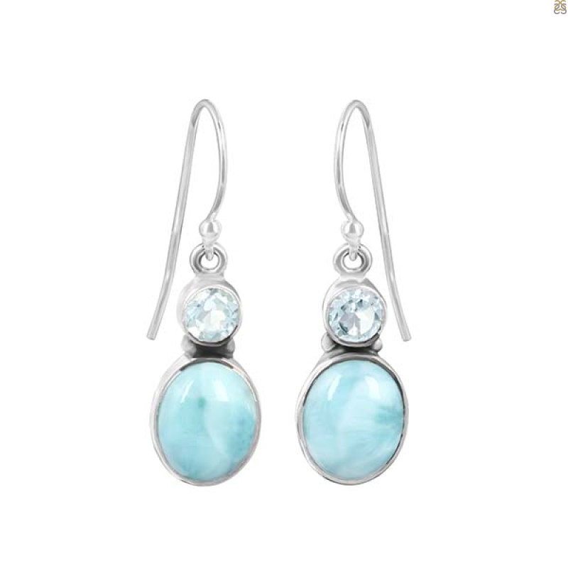 Close Out Larimar Earring-2E LAR-CO-3-49