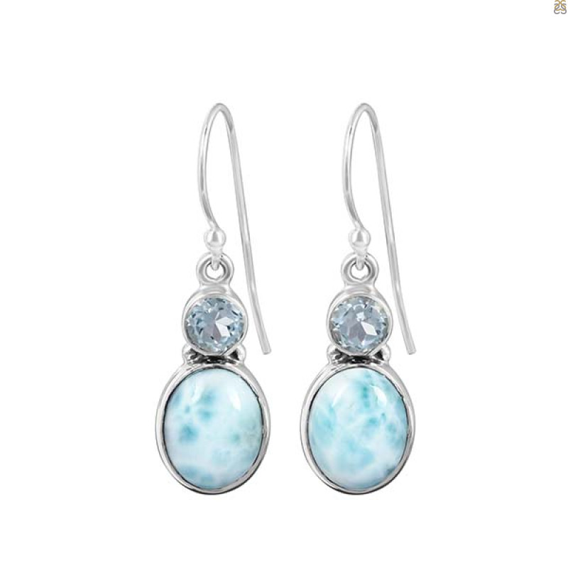 Close Out Larimar Earring-2E LAR-CO-3-53