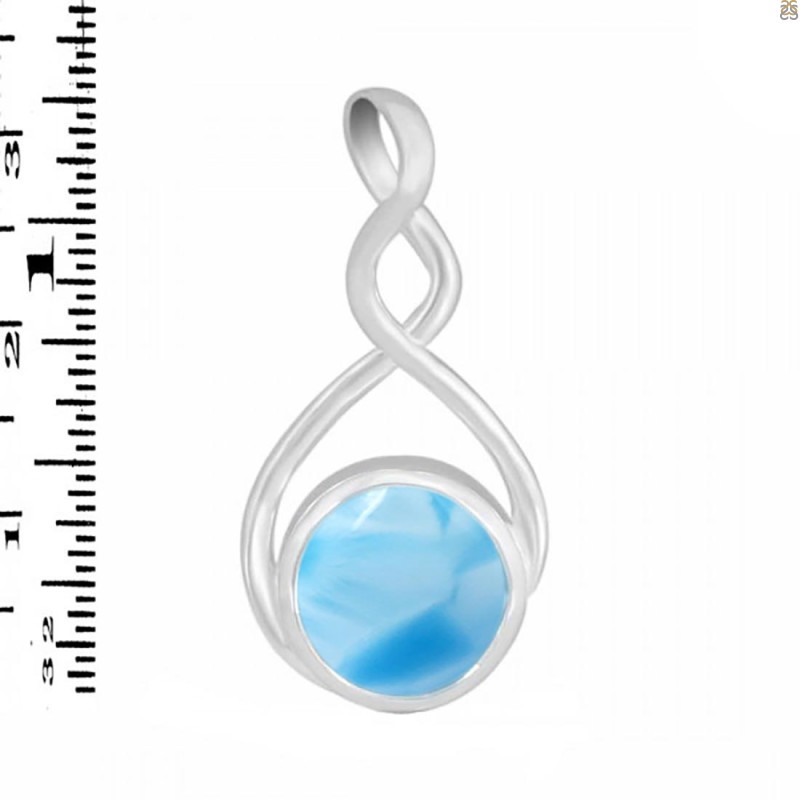 Larimar Pendant LAR-RDP-42.