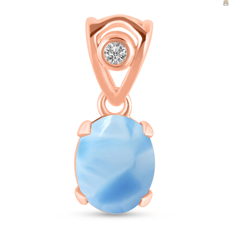 Larimar Pendant LAR-RDP-554-V-LOOP.