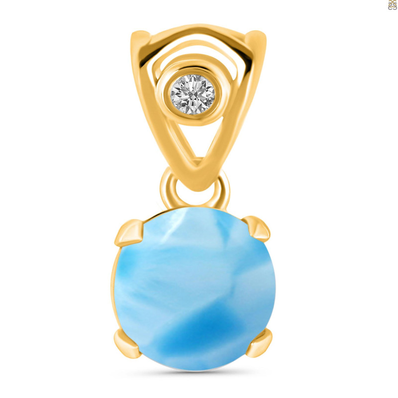Larimar Pendant LAR-RDP-556-V-LOOP.