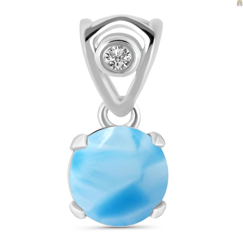 Larimar Pendant LAR-RDP-556-V-LOOP.