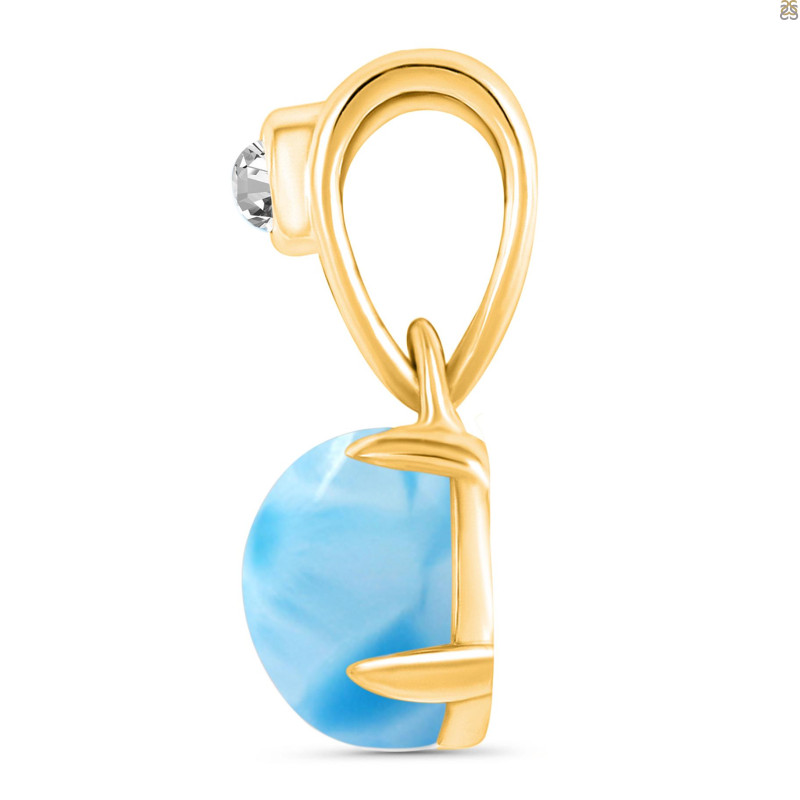 Larimar Pendant LAR-RDP-556-V-LOOP.