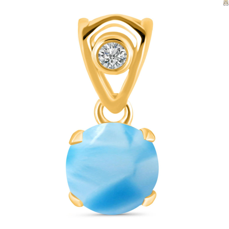 Larimar Pendant LAR-RDP-557-V-LOOP.