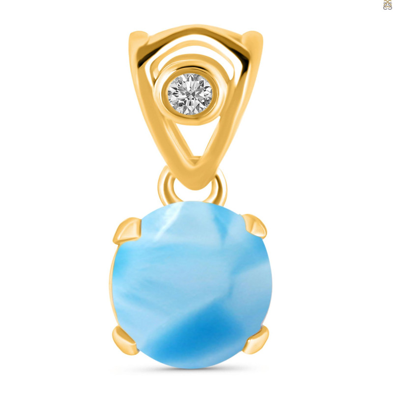 Larimar Pendant LAR-RDP-558-V-LOOP.
