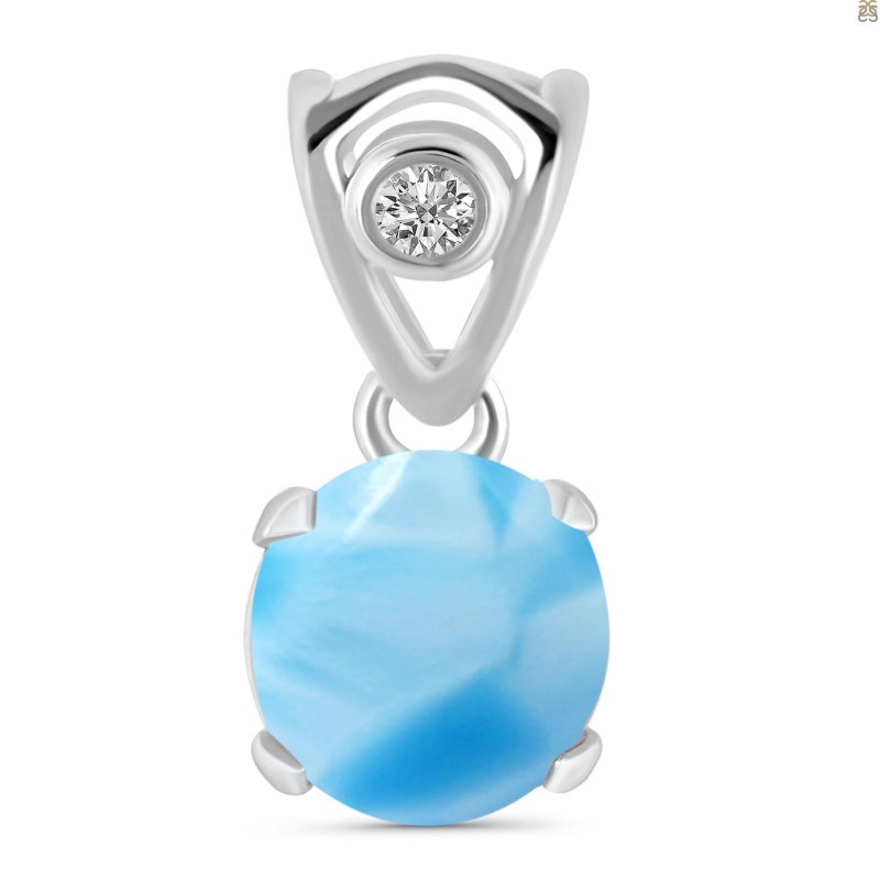 Larimar Pendant LAR-RDP-558-V-LOOP.