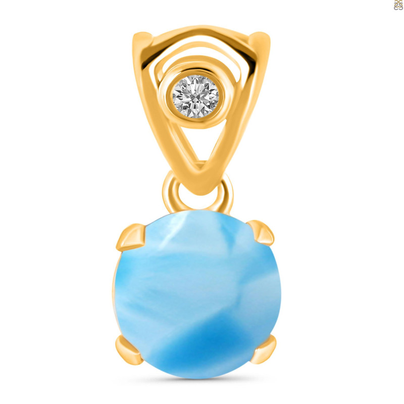 Larimar Pendant LAR-RDP-559-V-LOOP.