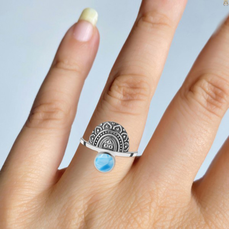 Larimar Ring LAR-RDR-1174.