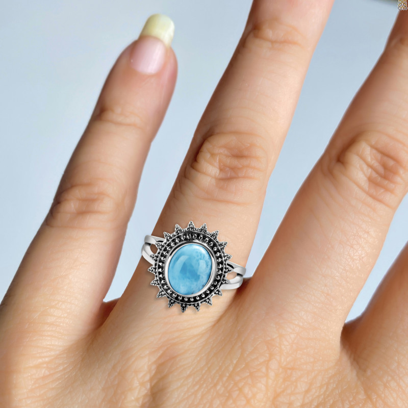 Larimar Ring LAR-RDR-118.