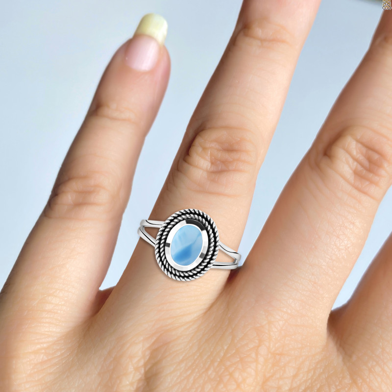 Larimar Ring LAR-RDR-1308.