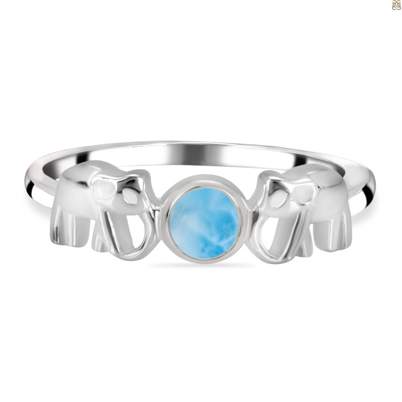 Larimar Elephant Ring LAR-RDR-1347.