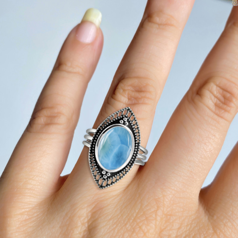 Larimar Ring LAR-RDR-87.