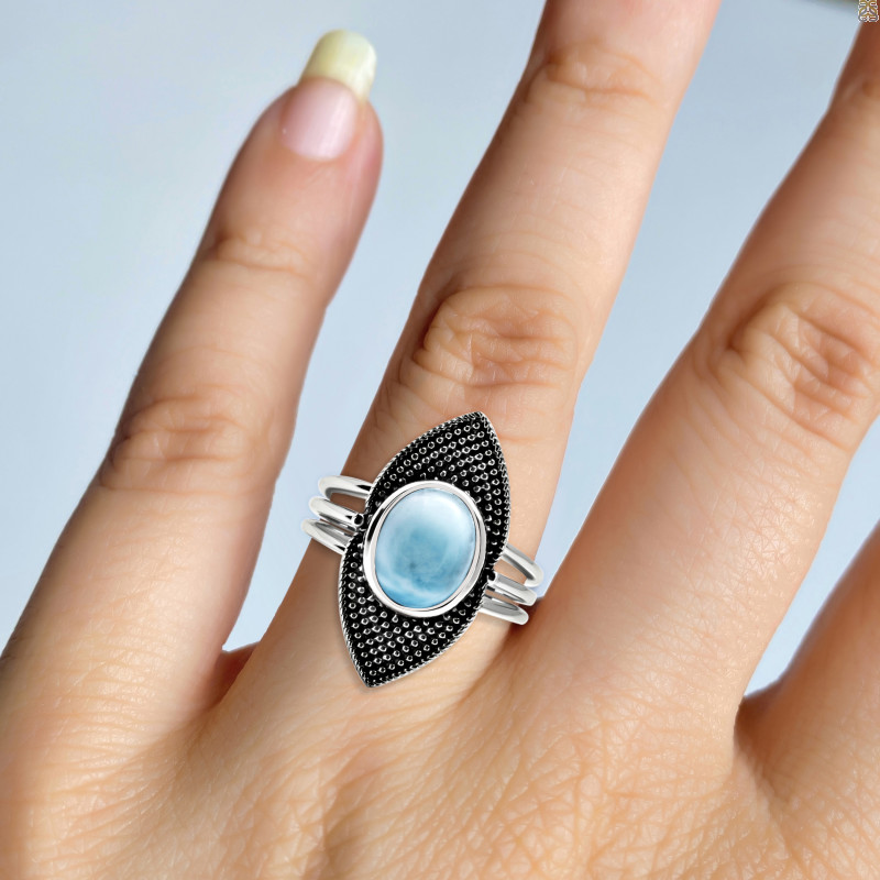 Larimar Ring LAR-RDR-92.