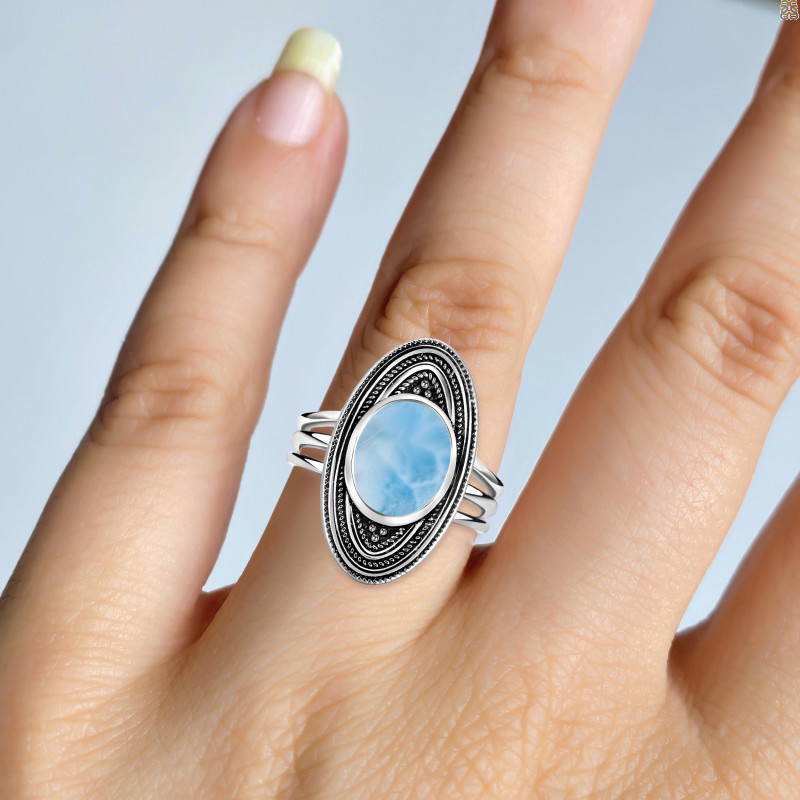 Larimar Ring LAR-RDR-95.