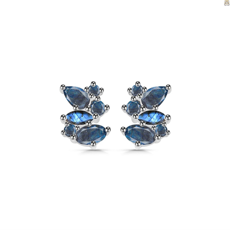 Labradorite Stud Earring LBD-RDE-1261.