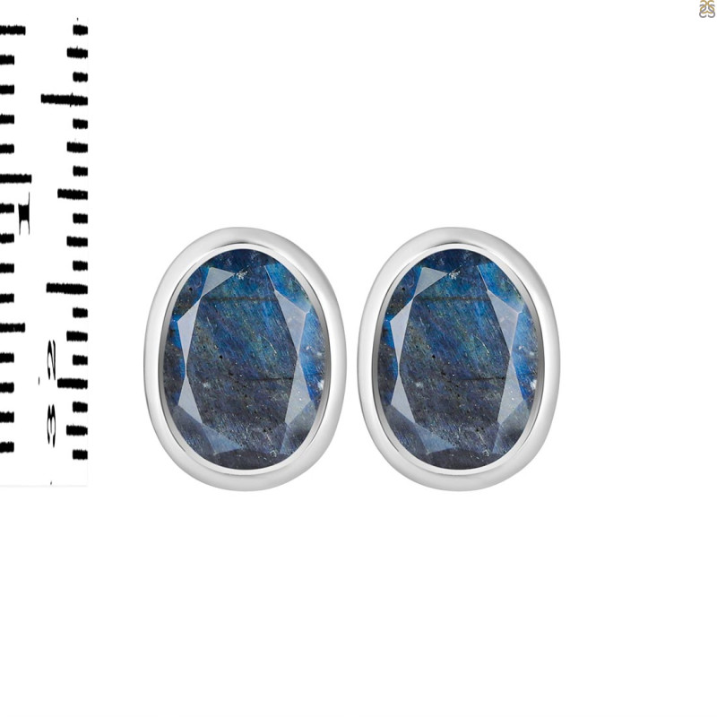 Labradorite Stud Earring LBD-RDE-1370.