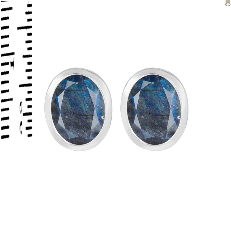 Labradorite Stud Earring LBD-RDE-1376.