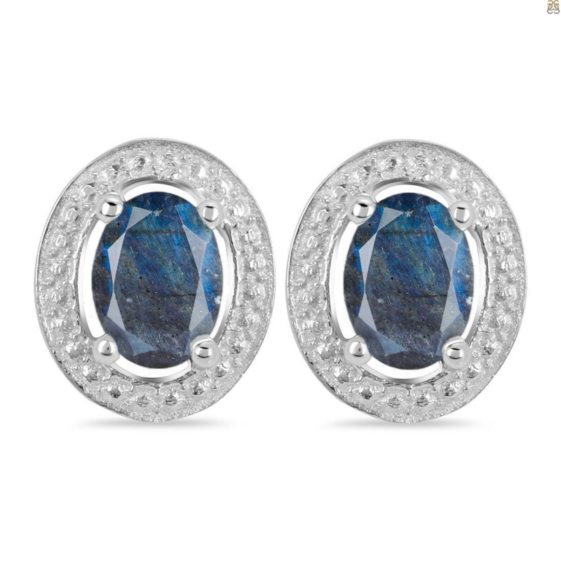 Labradorite Stud Earring LBD-RDE-35.