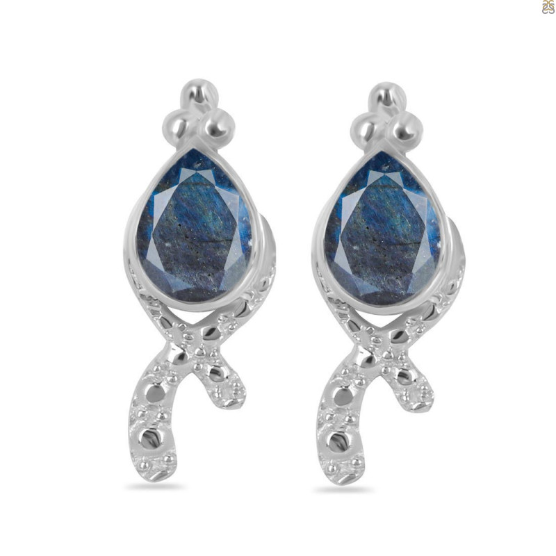 Labradorite Stud Earring LBD-RDE-36.