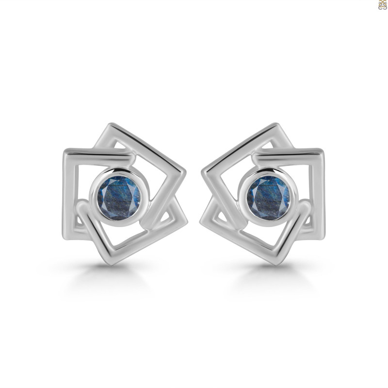 Labradorite Stud Earring LBD-RDE-627.